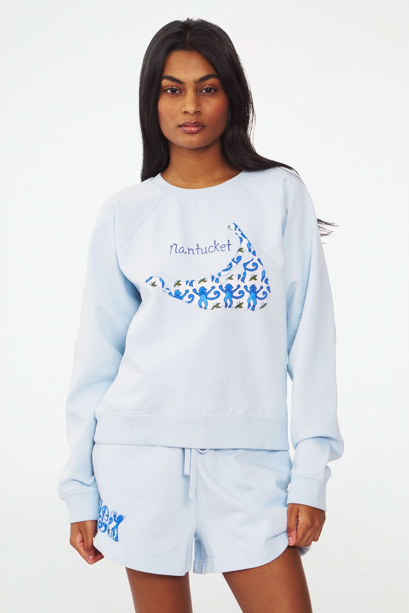 WOMENSACKAPPLIQUECREWNECKBLUEROLLERRABBIT3